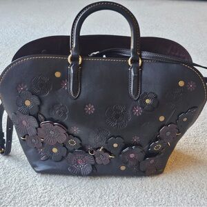 Coach Dakota Bag with Linked Tea Rose